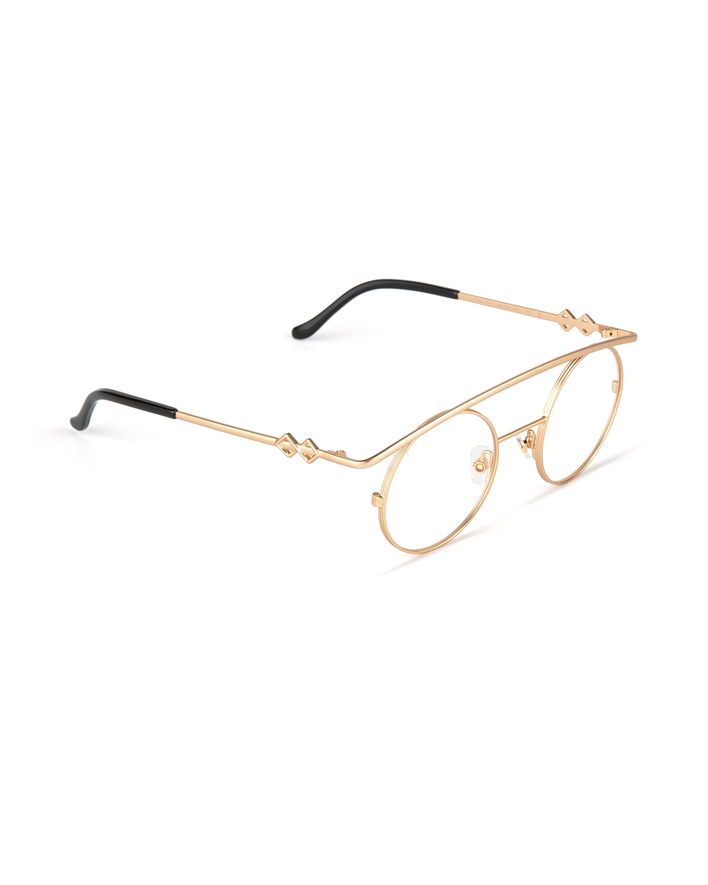 Retro XL - Gold Eyeglasses